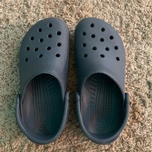 Navy Crocs Size 7.
